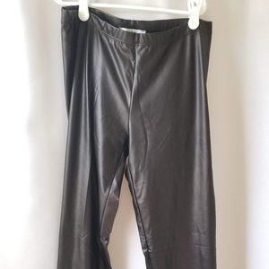 Charlotte Russe Black Liquid Leggings